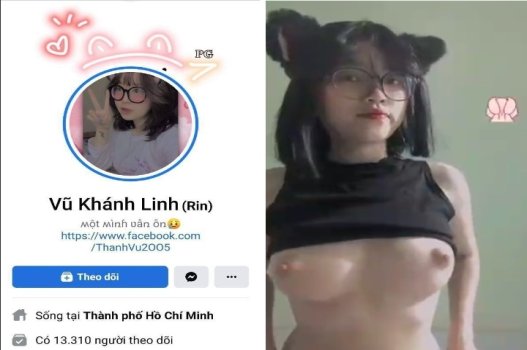 Lộ clip không che Vũ Khánh Linh và người yêu